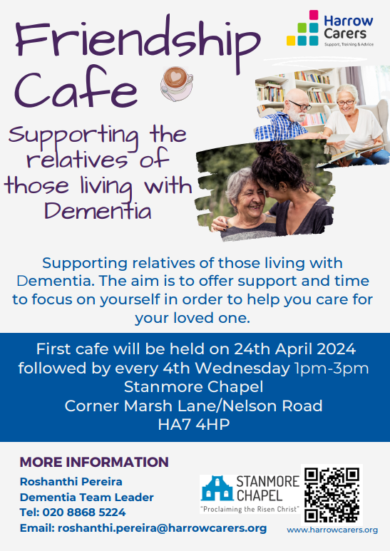 Harrow Carers Friendship Cafe