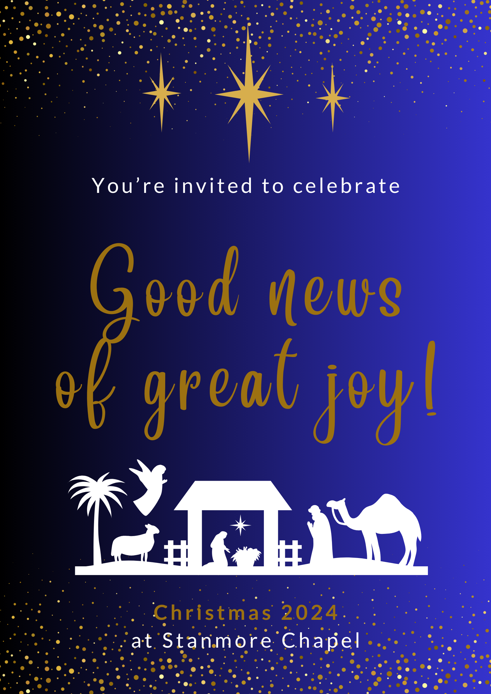 Christmas 2024 invitation fron