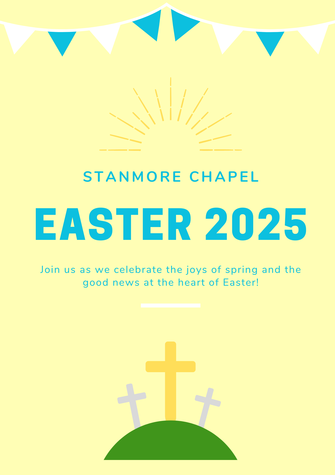 Easter '25 flyer front