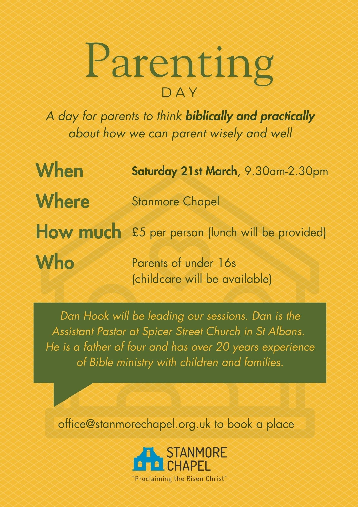 Parenting Day Stanmore Chapel 